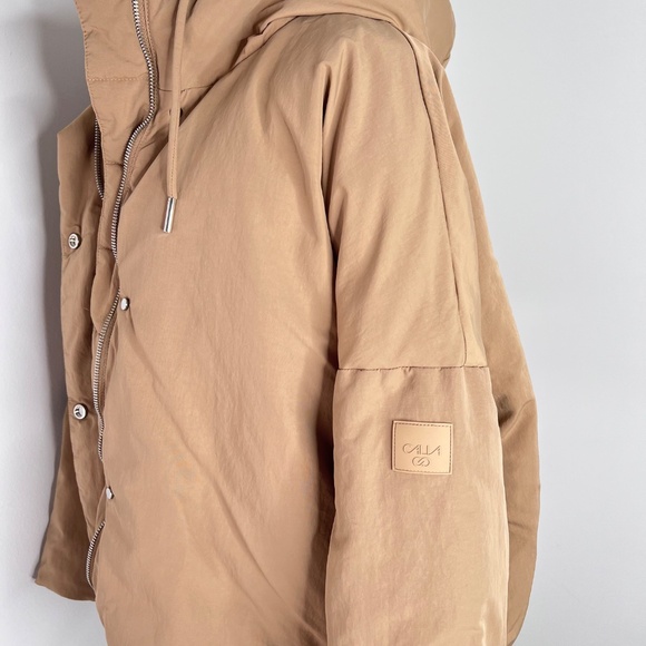 CALIA Nonbaffled Hooded Jacket Tan Nude XXL - Picture 4 of 8